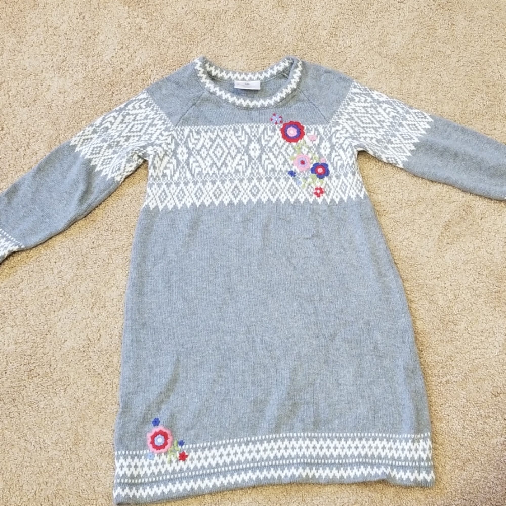 Hanna anderson sz 120 knit dress